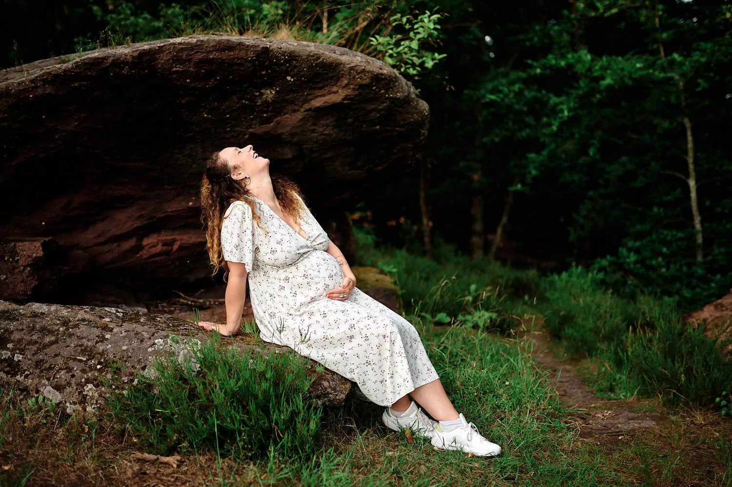 photographe grossesse nature exterieur strasbourg colmar sarreguemines alsace moselle Dites Cheese