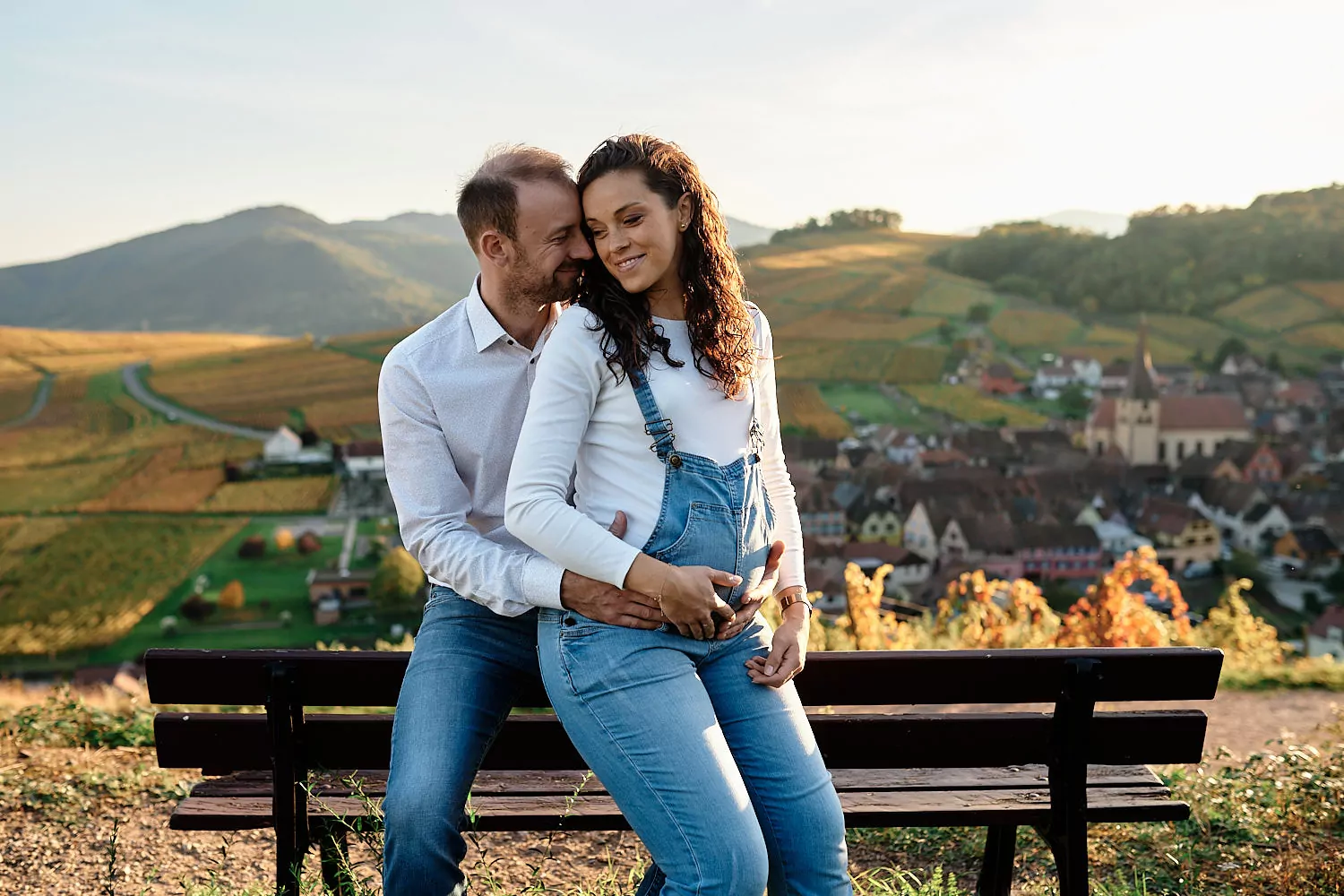 photographe grossesse nature exterieur strasbourg colmar sarreguemines alsace moselle Dites Cheese