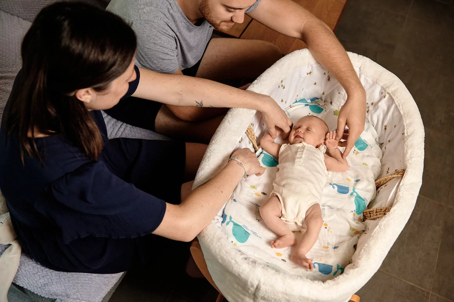 photographe naissance nouveau ne lifestyle domicile strasbourg colmar sarreguemines alsace moselle Dites Cheese