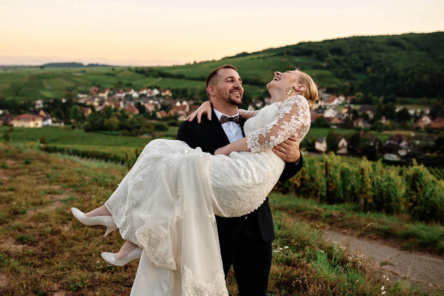 mariage photo couple day after chateau andlau vosges coucher soleil romantique photographe alsace lorraine strasbourg sarreguemines dites cheese